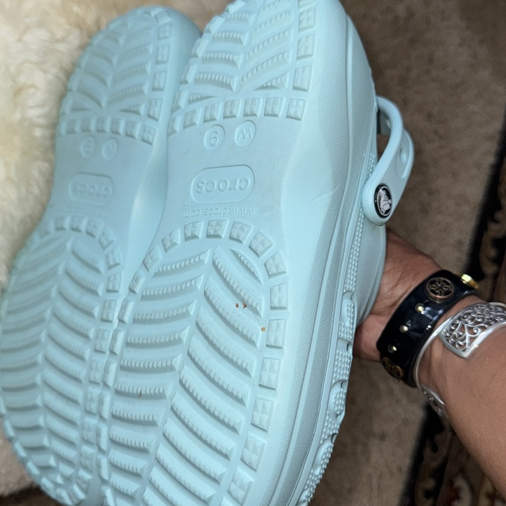 Crocs Clogs Womens 9 Rubber Crush Classic Platform Casual Mules Comfort - Picture 7 of 7